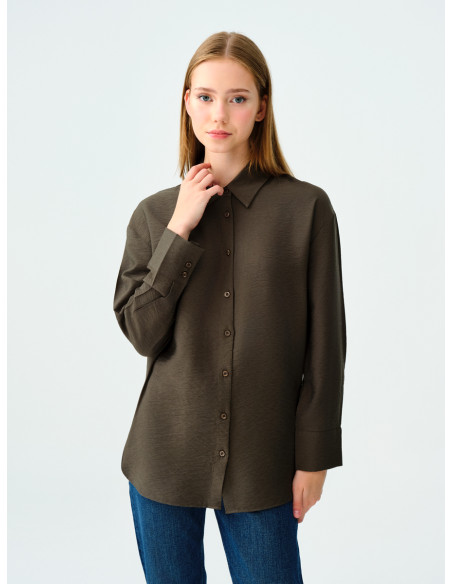 პერანგი Loft - SHIRT LONG SLEEVE