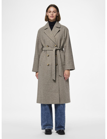 ქურთუკი Pieces - PCMARBEL LONG COAT NOOS