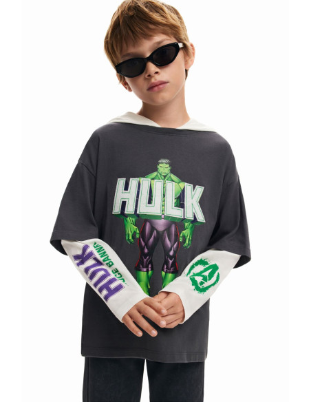ბავშვის ჯემპრი/ჟაკეტი Desigual - DOUBLE SLEEVE HULK T-SHIRT