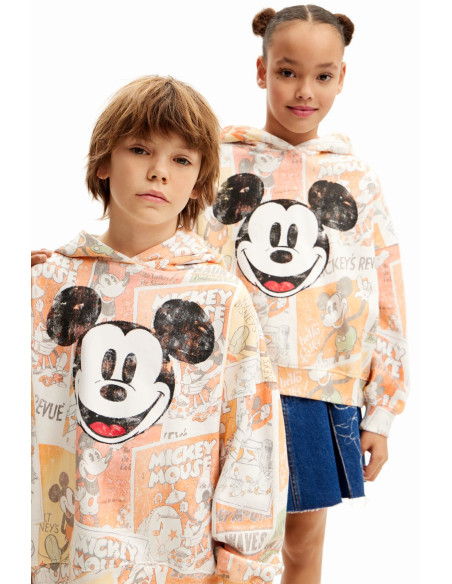 ბავშვის ჯემპრი/ჟაკეტი Desigual - LONG-SLEEVE MICKEY MOUSE HOODIE