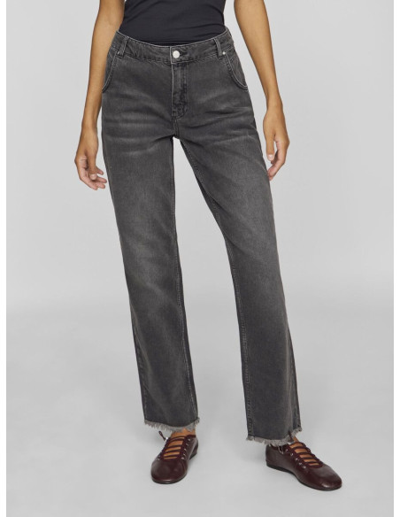 ქალის ჯინსი VILA - VIALEXI RW DENIM JEANS BLACK OA C23703/R
