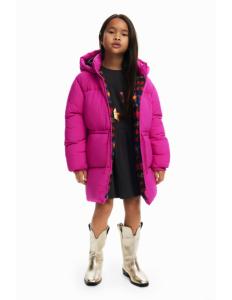 ბავშვის ქურთუკი Desigual - LONG COAT, LARGE HOOD, POCKETS