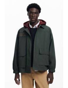 კაცის ქურთუკი Desigual - WINDBREAKER WITH HOOD