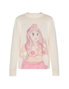 კაცის სვიტერი Reckless - ANIME GIRL SWEATER PINK