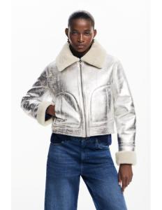 ქალის პალტო DESIGUAL - METALLIC JACKET