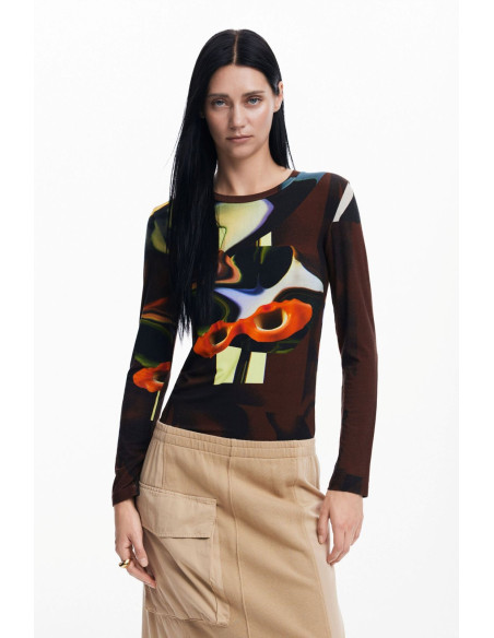 მაისურები DESIGUAL - ARTY T-SHIRT