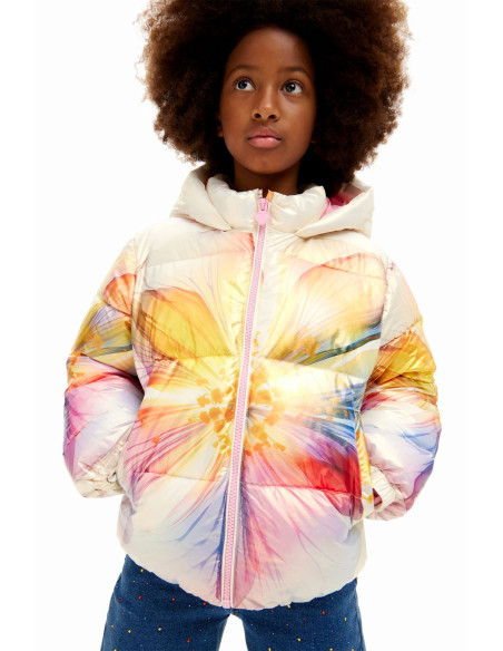 ქურთუკი Desigual - METALLIC FLORAL COAT