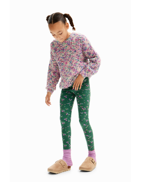 შარვალი Desigual - FLORAL LEGGINGS