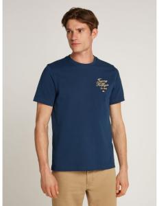 მაისური Tommy Hilfiger - SCRIPT HILFIGER STACK TEE