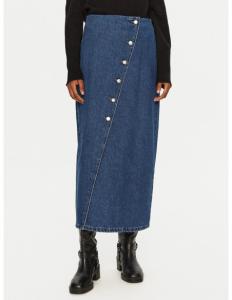 ქვედაბოლო VILA - VISYM HW MIDI DENIM SKIRT MBD2413
