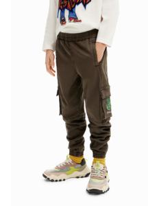 შარვალი Desigual - LONG JOGGER PANTS WITH CARGO POCKET
