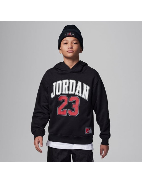 ბავშვის ჯემპრი/ჟაკეტი NIKE - JDN JORDAN HBR FLC PO HOODIE