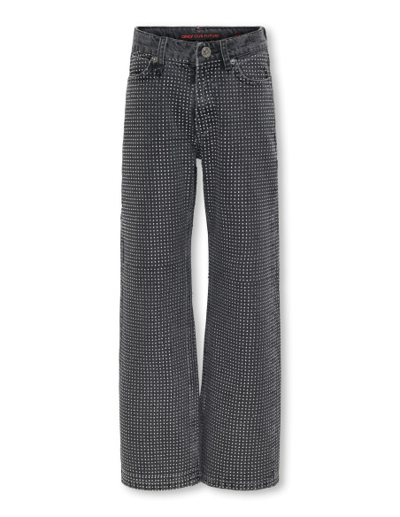 ბავშვის ჯინსი KIDS ONLY - KOGHUDSON WIDE DECO DNM JNS RED CRO