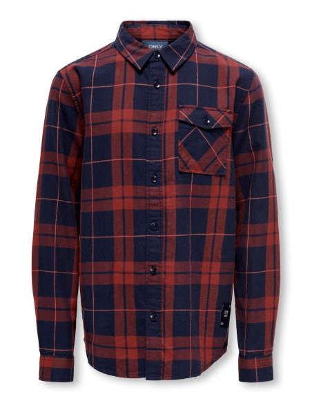 ბავშვის პერანგი/ბლუზი KIDS ONLY - KOBMARTIN L/S CHECK SHIRT WVN