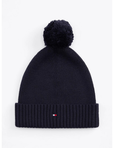 ბავშვის ქუდი TOMMY HILFIGER - TH ESSENTIAL POM POM BEANIE