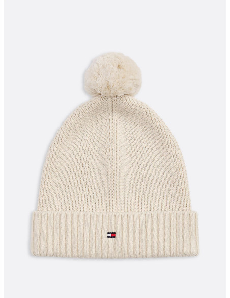 ბავშვის ქუდი TOMMY HILFIGER - TH ESSENTIAL POM POM BEANIE