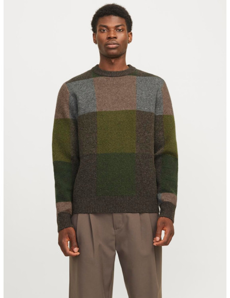 კაცის სვიტერი Jack&Jones - JPRBLUGINGHAM KNIT CREW NECK