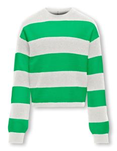 ბავშვის ჯემპრი/ჟაკეტი KIDS ONLY - KOGFRANCA SHORT L/S STRIPE KNT NOOS