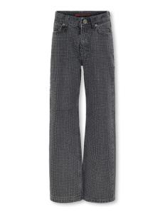 ბავშვის ჯინსი KIDS ONLY - KOGHUDSON WIDE DECO DNM JNS RED CRO