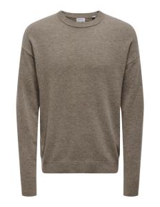 კაცის სვიტერი ONLY & SONS - ONSPABLO REG 9 WOOL CREW KNIT