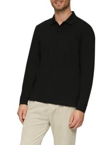 კაცის სვიტერი s.OLIVER - Piqué Polo Shirt With Logo Embroidery