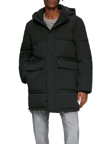კაცის ქურთუკი s.OLIVER - Quilted Parka With a Hood And an Inner Collar