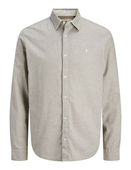 პერანგი Jack&Jones - JPRBLUEMMET HERRINGBONE L/S SHIRT