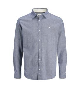 პერანგი Jack&Jones - JPRBLUEMMET HERRINGBONE L/S SHIRT