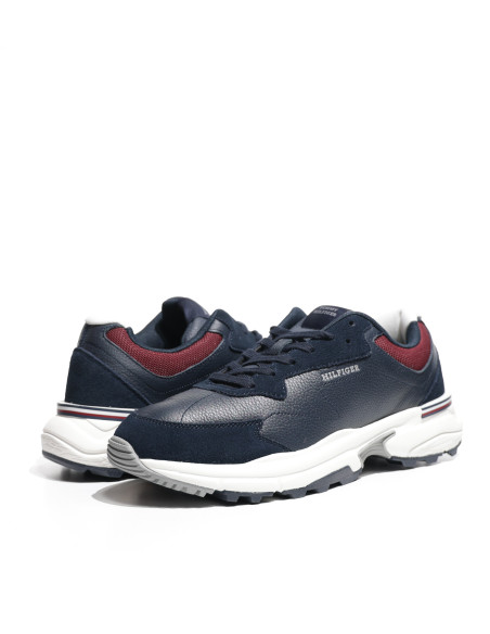 ბოტასები Tommy Hilfiger - M RUNNER LTH MIX PREMIUM