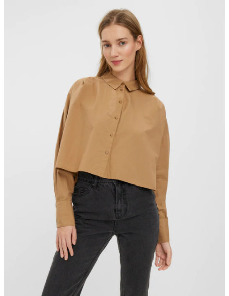 პერანგი Vero Moda - SHIRT - WITH SLEEVES FEM WOV CO100