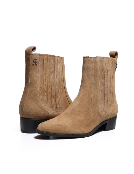 ქალის ბათინკი Tommy Hilfiger - COWBOY CHELSEA SUEDE
