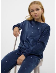 ბავშვის ჯემპრი/ჟაკეტი Vero Moda Girl - VMVELVET LS TOP JRS GIRL