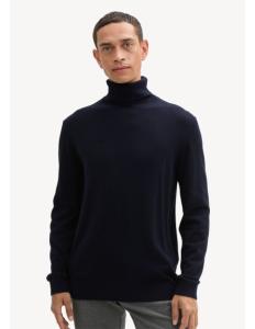 კაცის სვიტერი Tom Tailor - Cotton Cashmere Turtleneck Knit