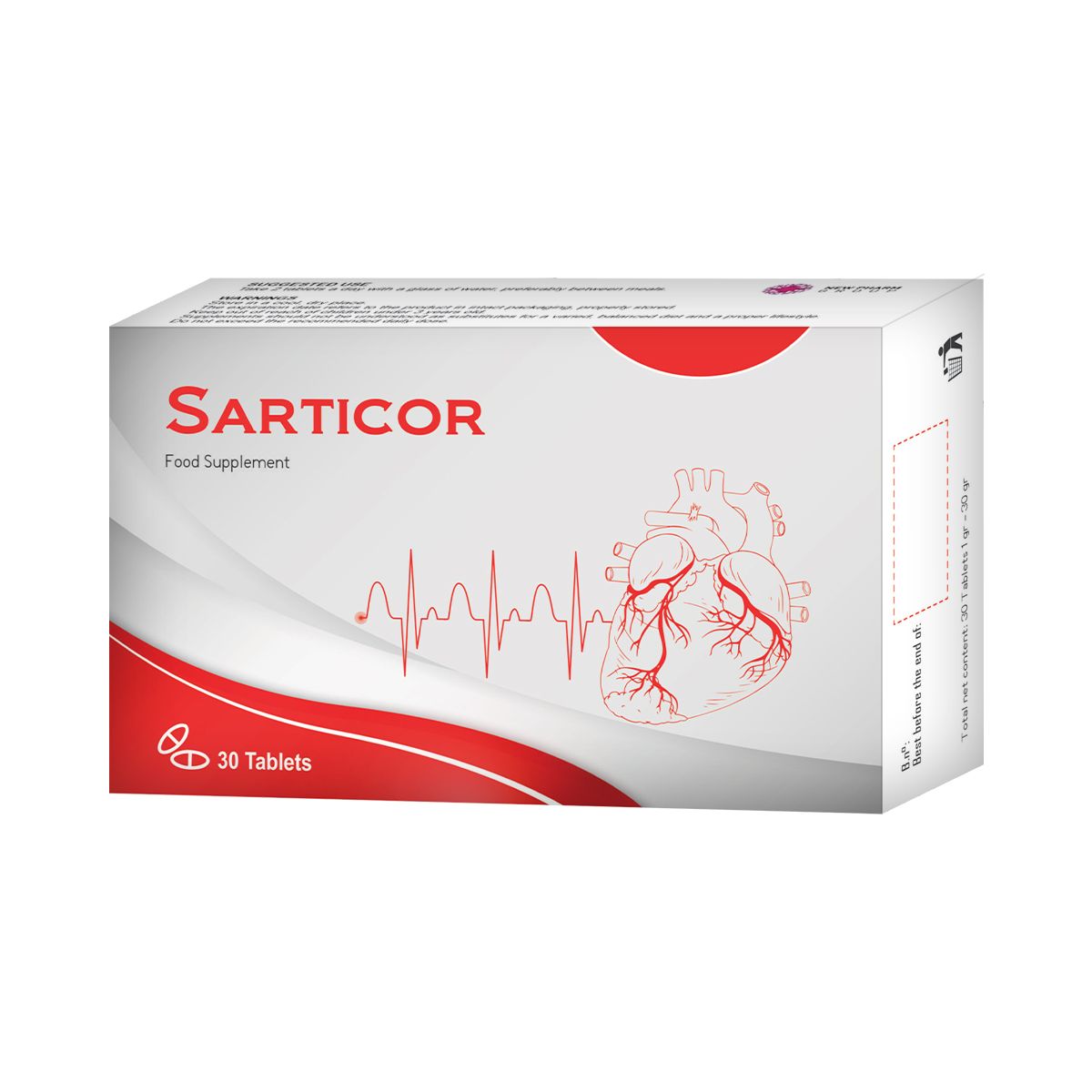 სარტიკორი - Sarticor 30 ტაბლეტი 