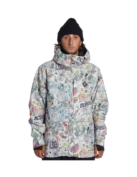 კაცის ქურთუკი DC Shoes - BASIS PRINT (XWBG)