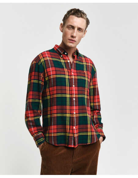 პერანგი Gant - REL TWILL TARTAN SHIRT