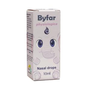 Byfar - ბაიფარი ფიზიოლოგიური ცხვირის წვეთები 10მლ