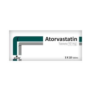 ატორვასტატინი - Atorvastatin 10 მგ 30 ტაბლეტი 