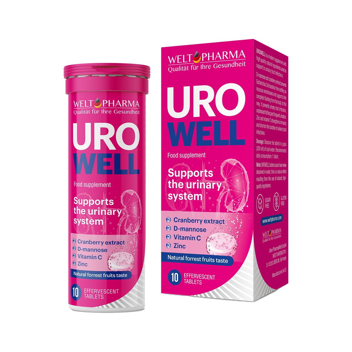 უროველი - Urowell 10 ტაბლეტი 