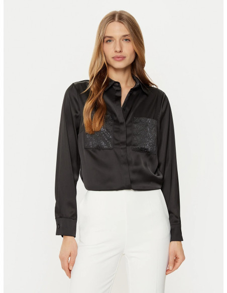 პერანგი GUESS - MARGUERITE HOTFIX POKETS SHIRT