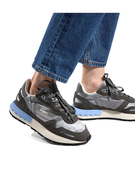 ქალის ბოტასი Lacoste - PARTNER WMN 224 1 SFA GRY/LT BLU