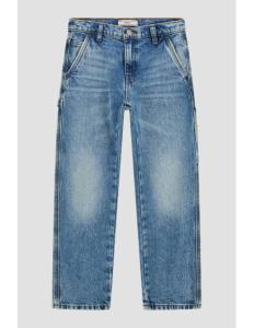 ბავშვის ჯინსი GUESS - RIGID DENIM WORKER FIT PANTS