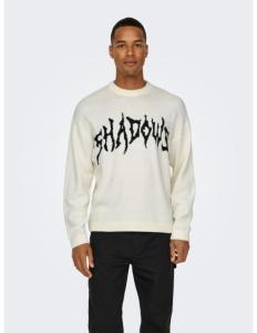 კაცის სვიტერი ONLY & SONS - ONSRANDY LIFE DS 5 JAQ CREW KNIT