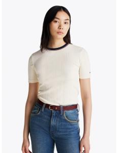 მაისურები Tommy Hilfiger - RWB SLIM TEE SS C-NK