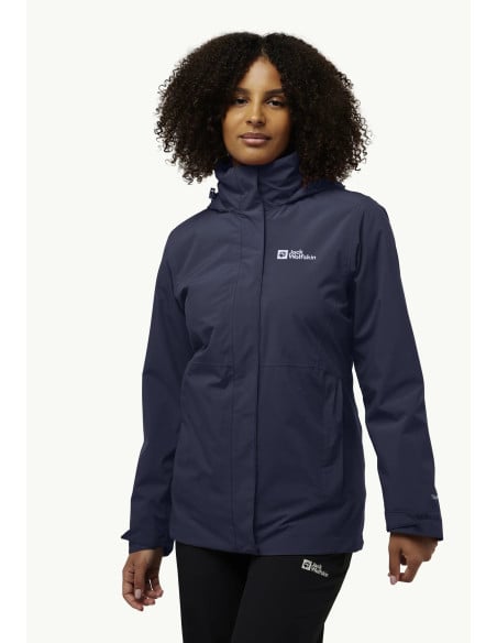 ქურთუკი Jack Wolfskin - ROTWAND 3IN1 JKT W