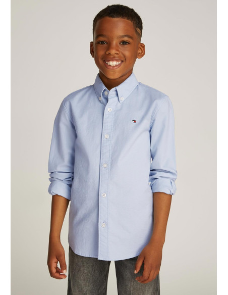 ბავშვის ქუდი TOMMY HILFIGER - FLAG OXFORD SHIRT LS