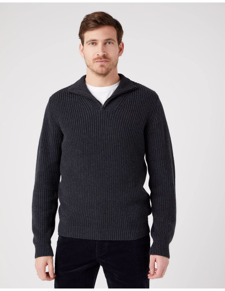 კაცის სვიტერი Wrangler - HALF ZIP KNIT