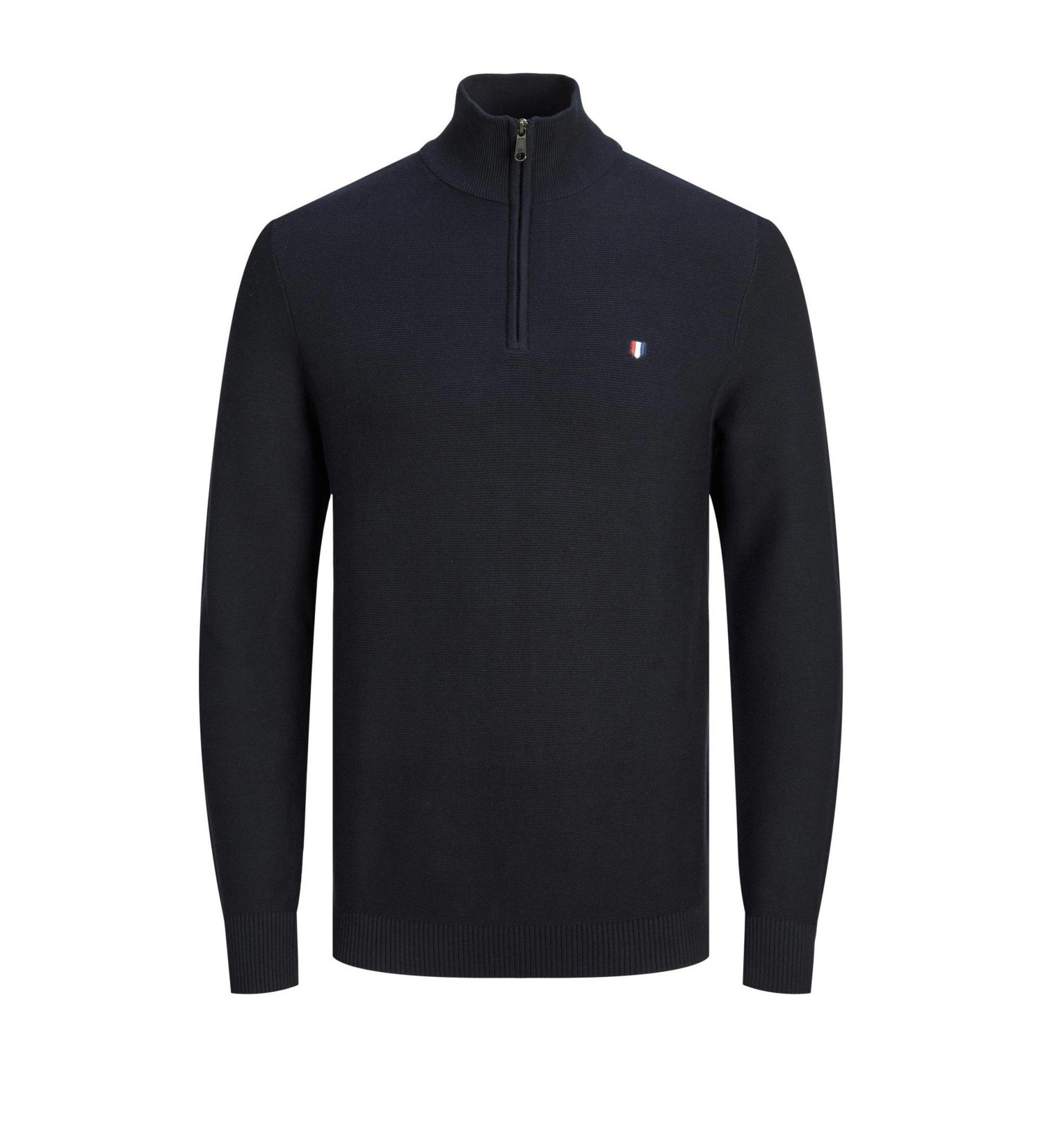 კაცის სვიტერი Jack & Jones - JPRBLUROY KNIT HALF ZIP PLS