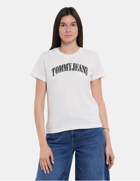 მაისურები Tommy Jeans - TJW REG FLORAL VARSITY TEE