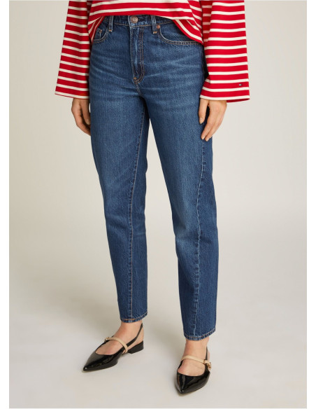 ქალის ჯინსი Tommy Hilfiger - CLASSIC STRAIGHT HW A TWIST LOU